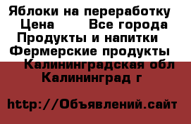 Яблоки на переработку › Цена ­ 7 - Все города Продукты и напитки » Фермерские продукты   . Калининградская обл.,Калининград г.